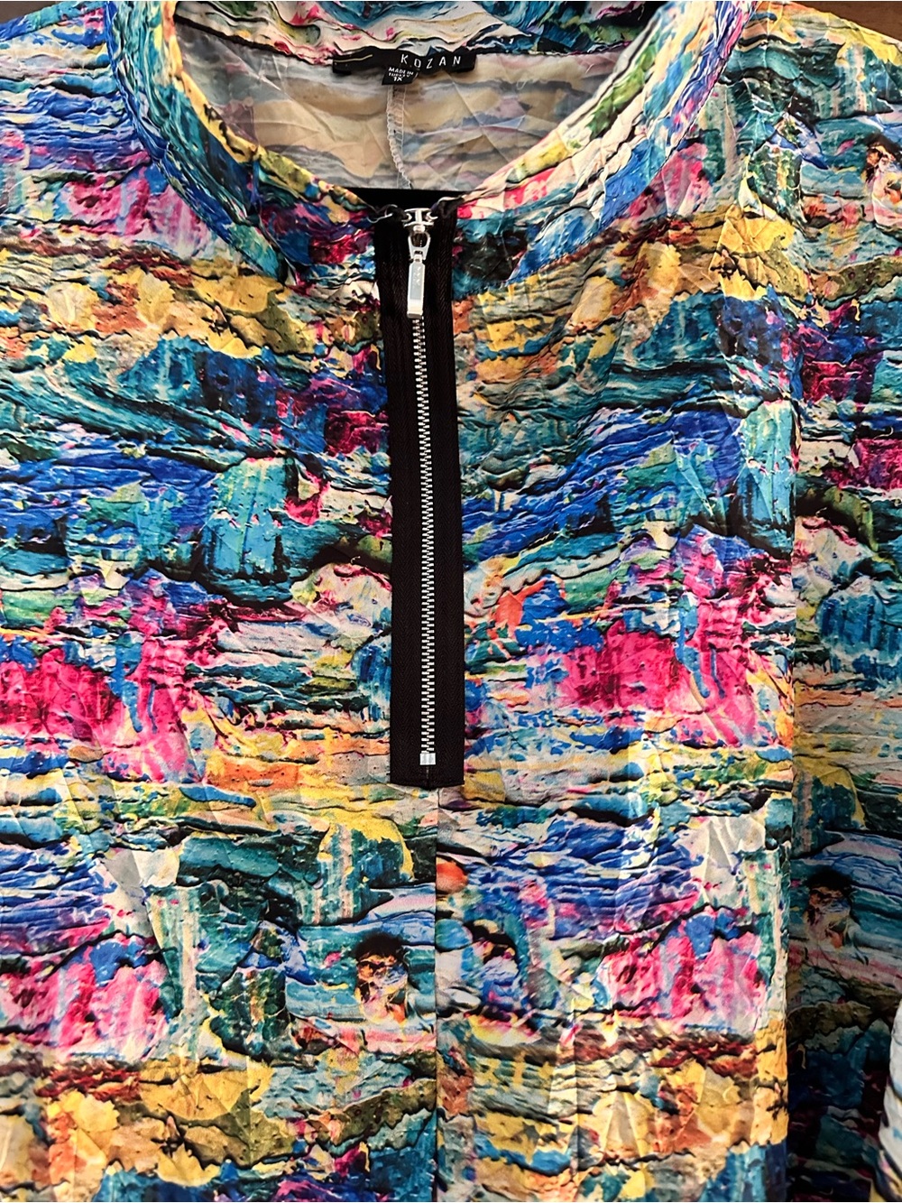 Kozan Aubrey Dress in Monet Sz 1X - Picture 3 of 9